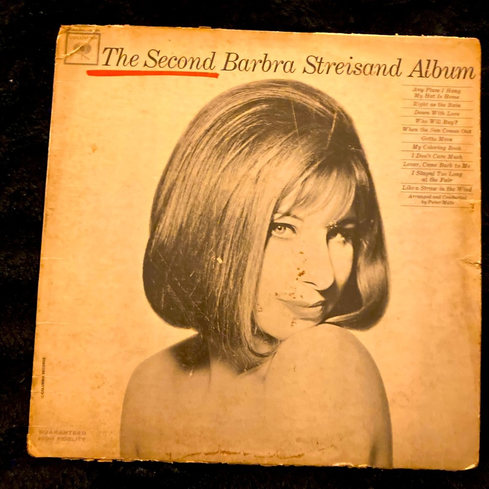 Vintage The Second Barbra Streisand Album